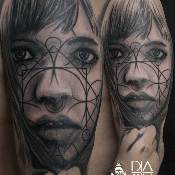 Dash Tattoo Kunst Body Art Realistic Face Danny ShoeStar