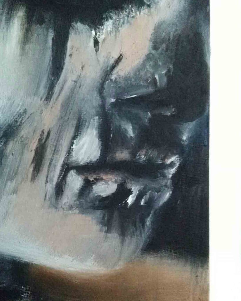 Detail Aufnahme Gemaelde Bild Malerei Danny ShoeStar