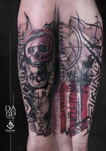 Faust Quote Tattoo Danny ShoeStar Body Art Wien