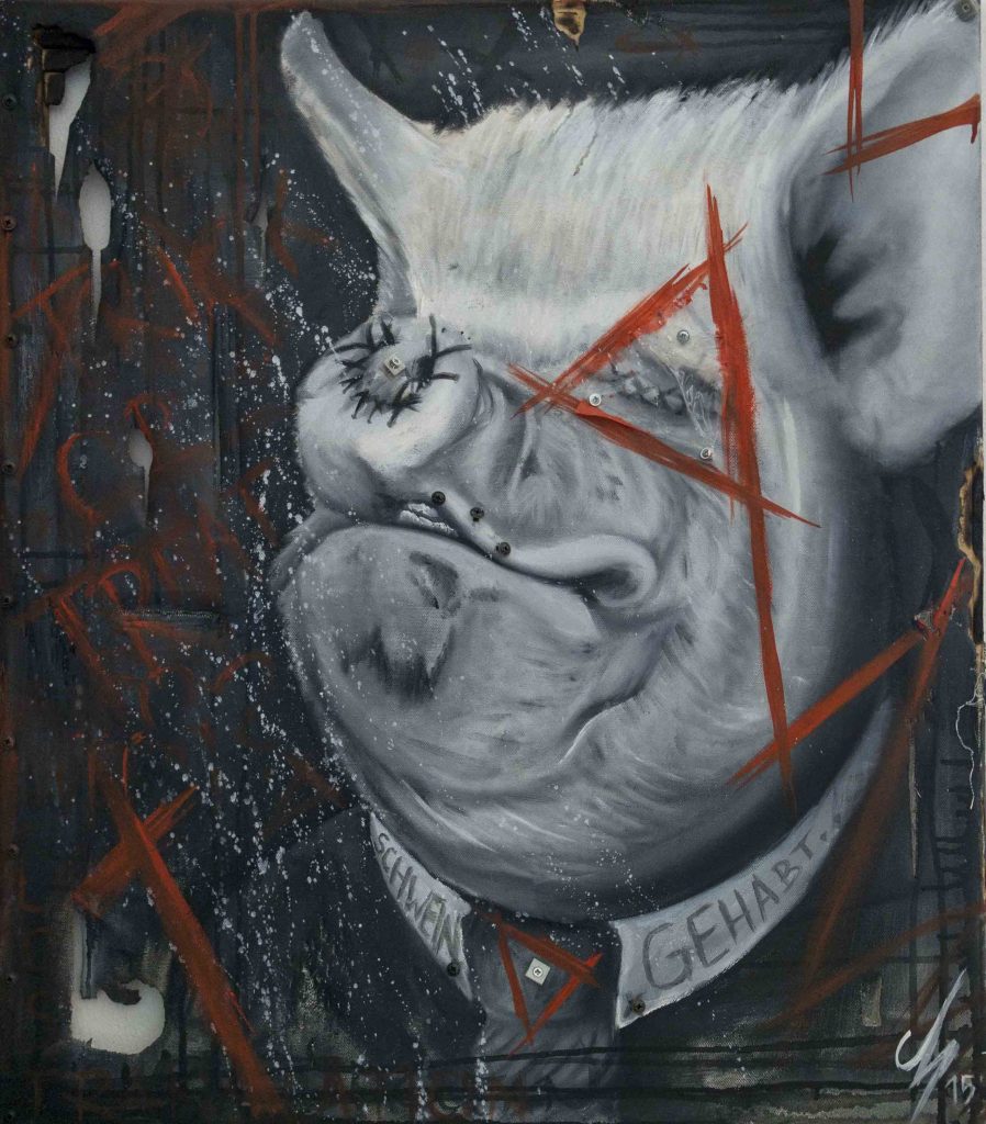 Kunst Art Dash Danny ShoeStar individuell schwein gehabt