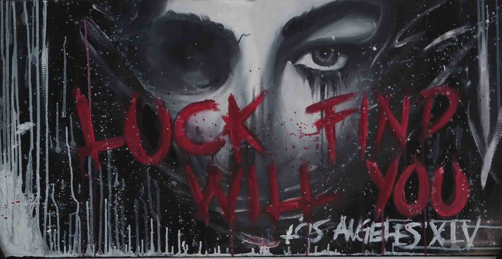 Los Angeles Painting Danny ShoeStar Vienna Wien Luck Will Find You