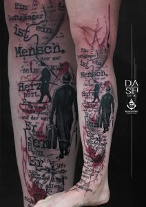 Luftgaenger Zitat Quote Tattoo Abstrakt Danny ShoeStar