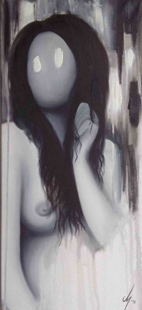 Modern Art Kunst Gemaelde Malerei Wien Vienna Artist Danny ShoeStar these eyes dont lie