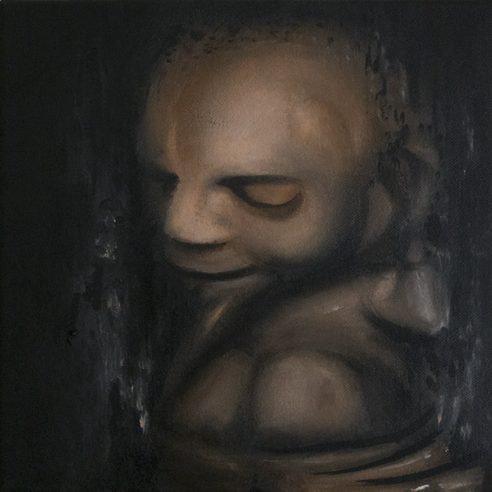 Realistic Baby In Progress Painting Oil Art Wien Artist Danny ShoeStar Dash Tattoo Vienna