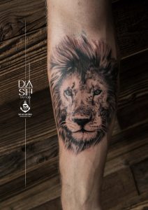 Realistic Lion Tattoo Dash Tattoo Wien Vienna Danny ShoeStar